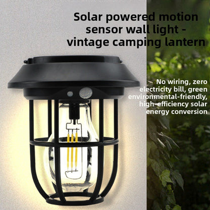 Solar-powered step lights