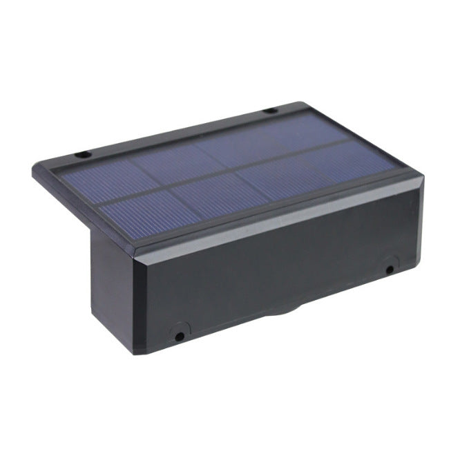Solar-powered step lights