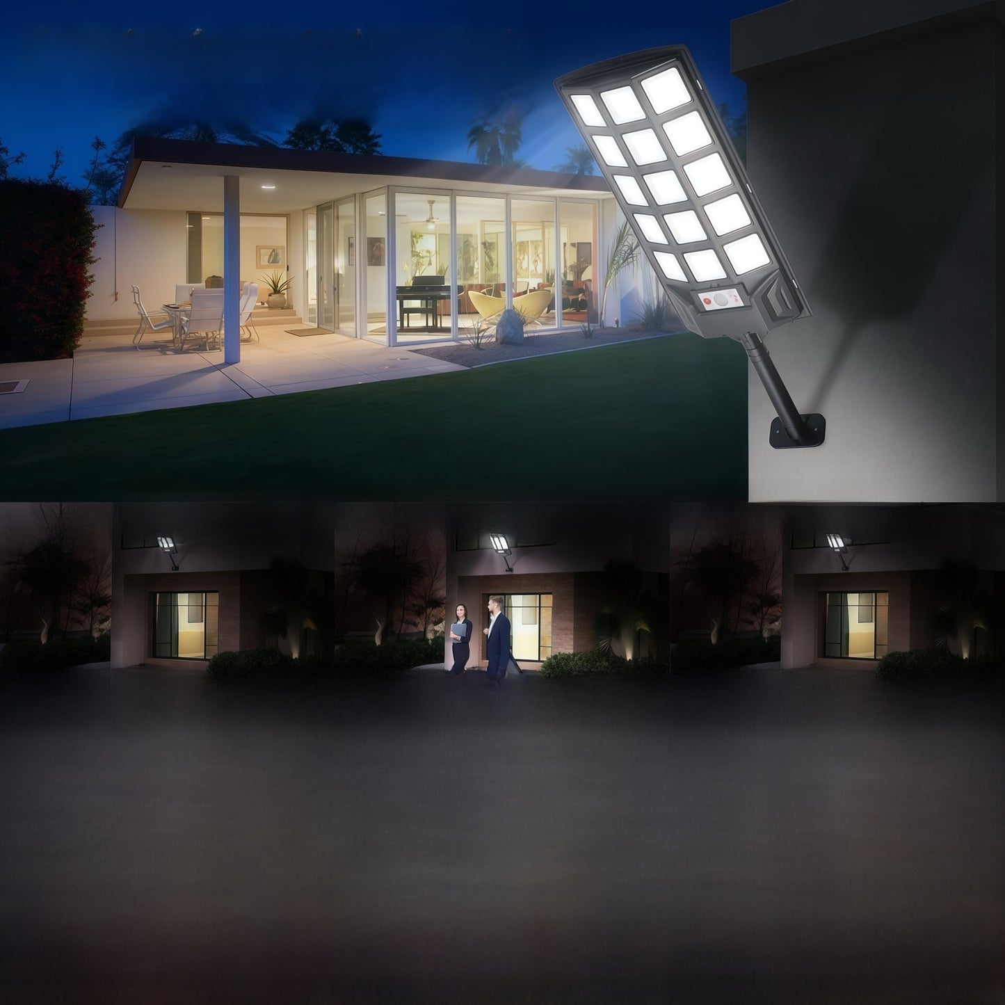 Solar-powered street light