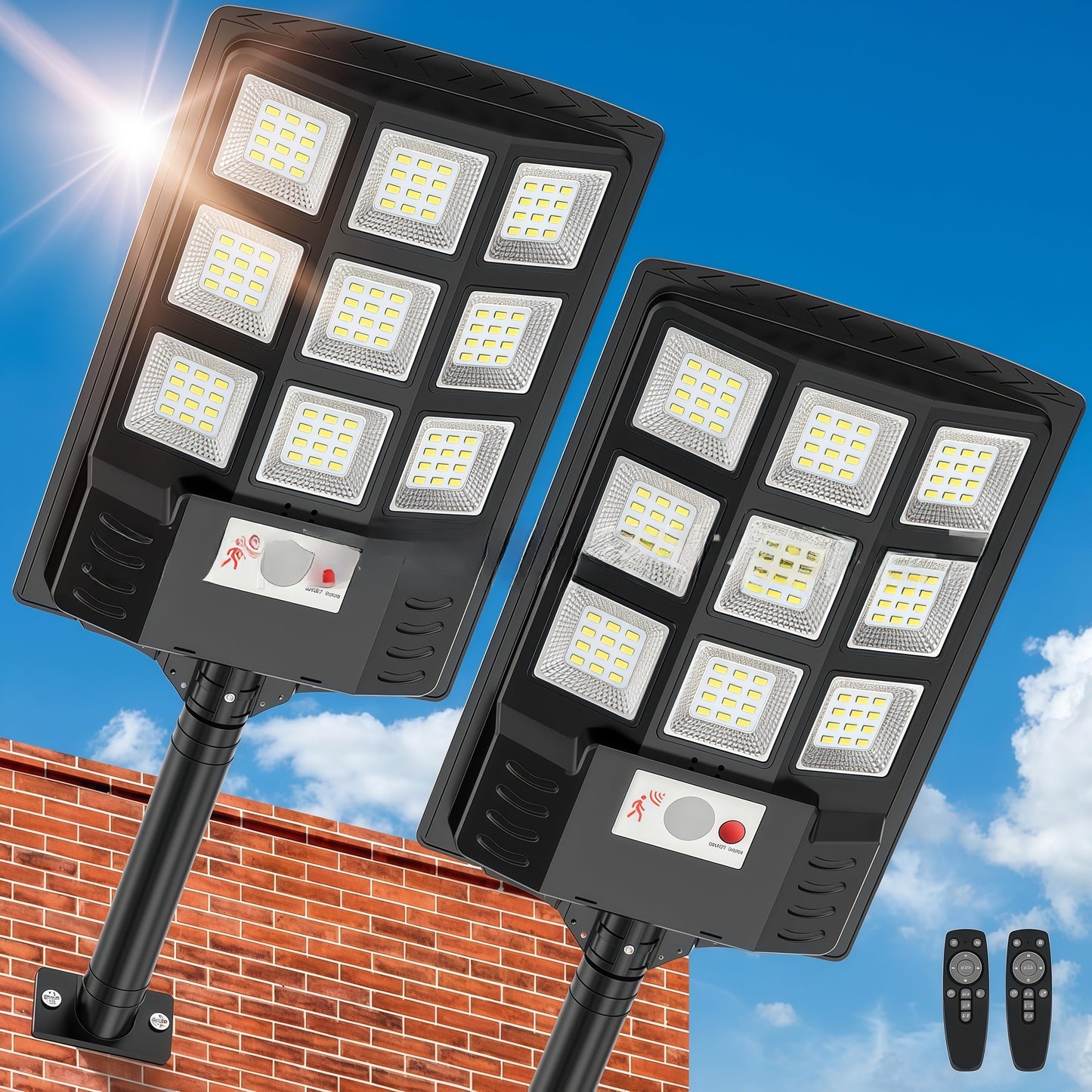 Solar-powered street light