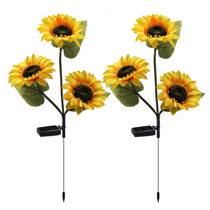 Solar Powered Sunflower Garden Lights