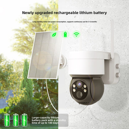 Solar-powered surveillance camera