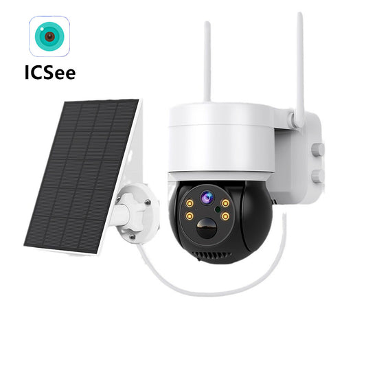 Solar-powered surveillance camera