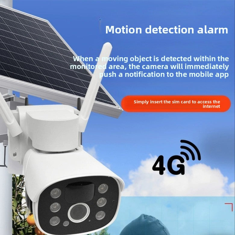 Solar-powered surveillance camera