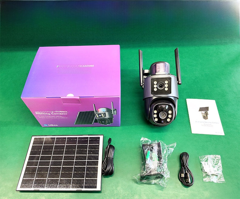 Solar-powered surveillance camera