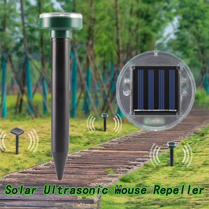 Solar Powered Ultrasonic Animal Repeller