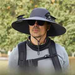 Solar fisherman hat-dark gray