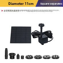 Solar Powered Water Circulation Pump for Outdoor Fountain