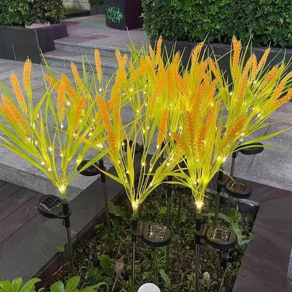 Solar Powered Wheat Ear Lawn Light