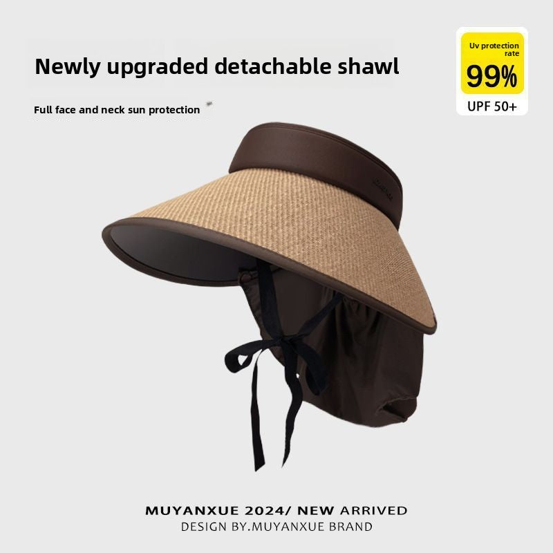 Solar Powered Wide Brim Hat with Cooling Fan