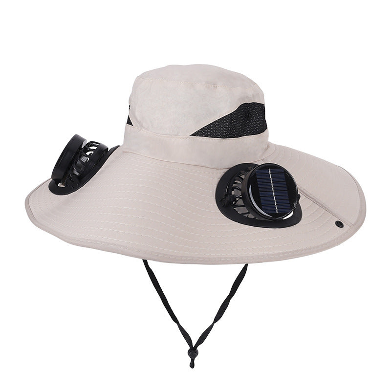 Solar Rechargeable Cooling Fan Hat