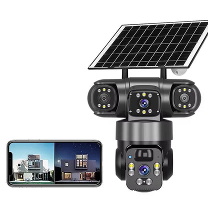 Solar security camera