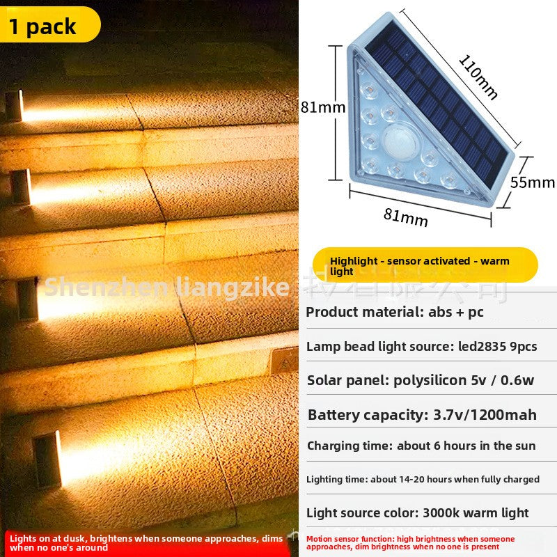 Solar Stair Step Light