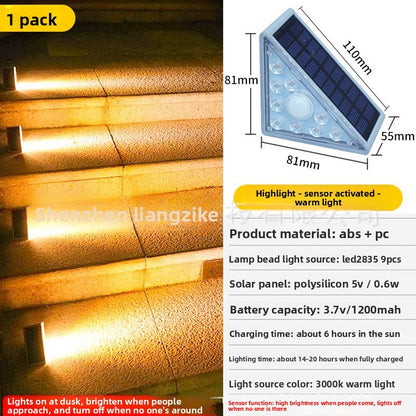 Solar Stair Step Light