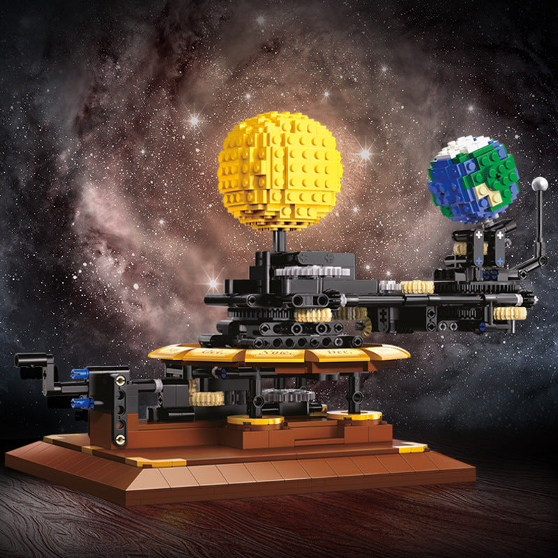 Solar System Gear Building Blocks Educational Toy