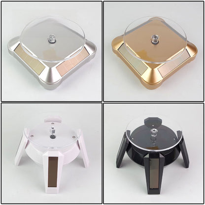 solar turntable display