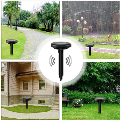 Solar Ultrasonic Pest Repeller for Garden and Lawn