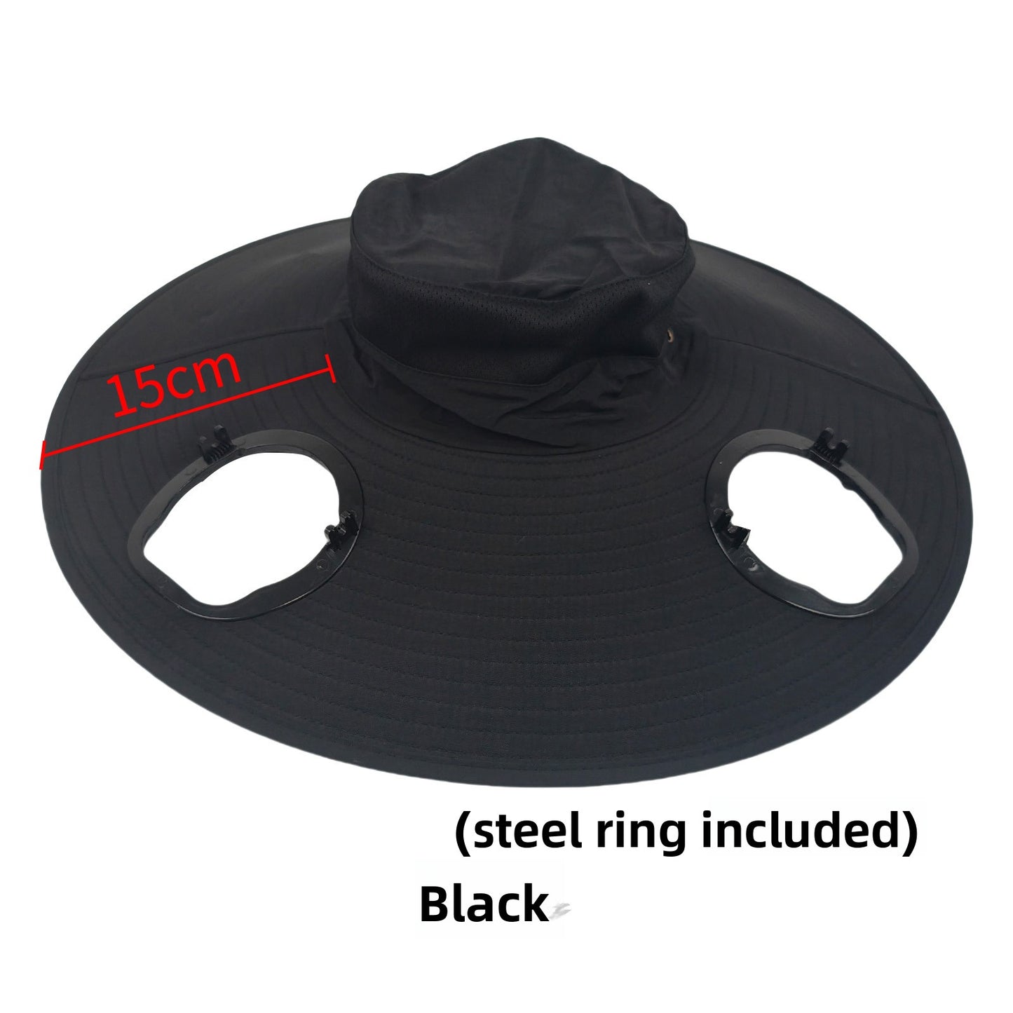 Solar USB Charging Spray Fan Hat with Sun Protection