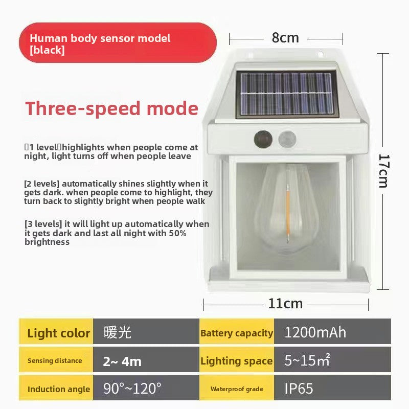 solar wall lamp