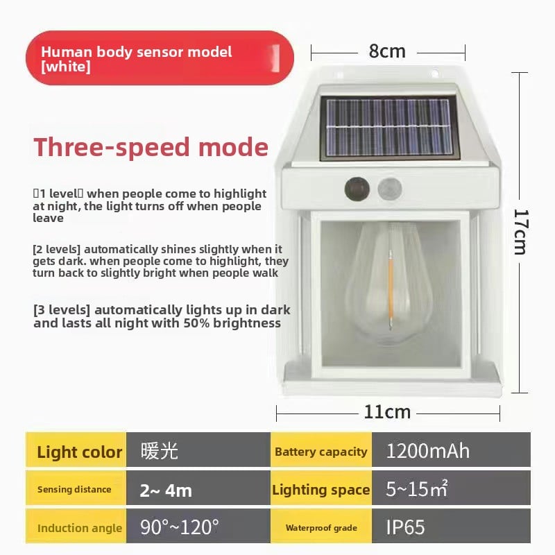 solar wall lamp