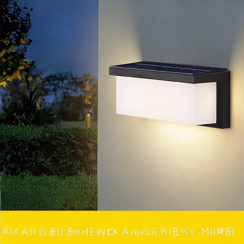 Solar wall light