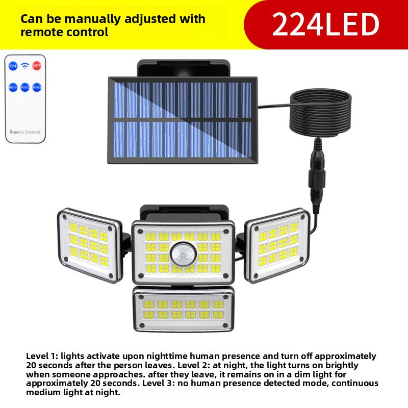 Solar wall light
