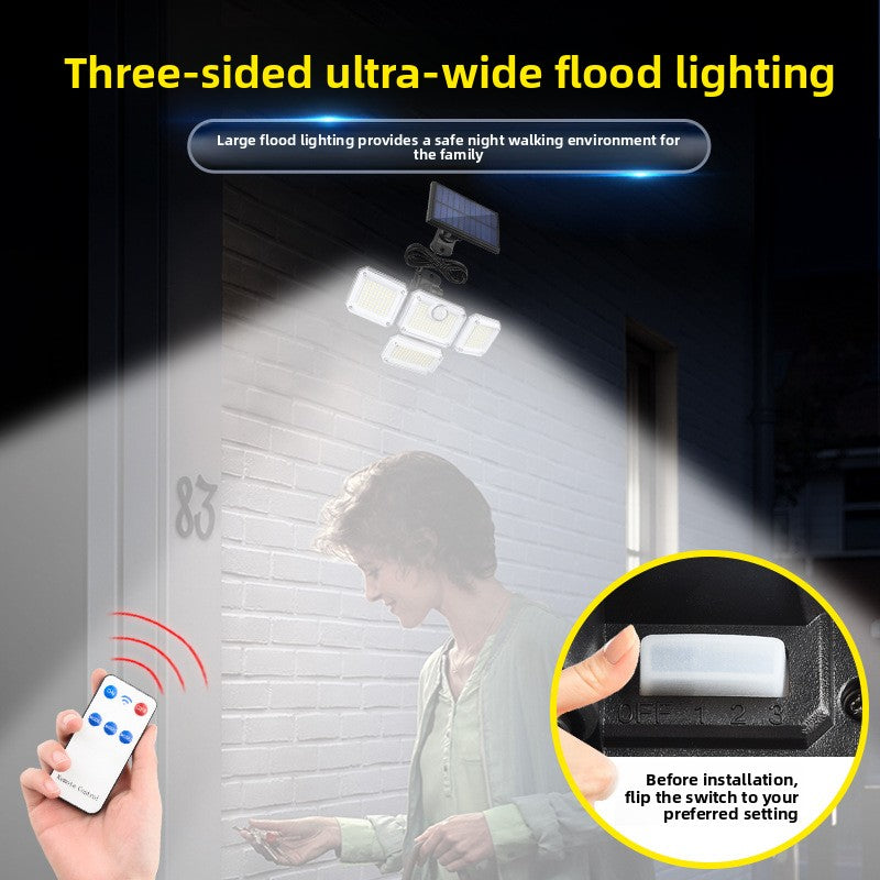 Solar wall light