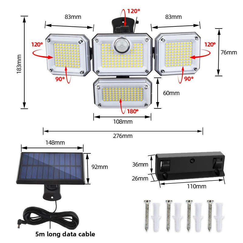 Solar wall light