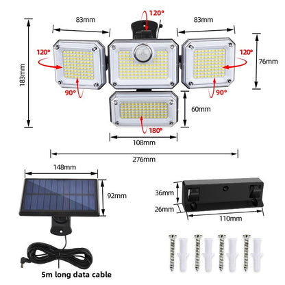 Solar wall light