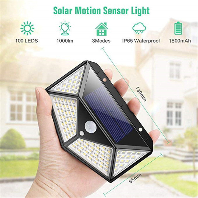 Solar Wall Light with Motion Sensor