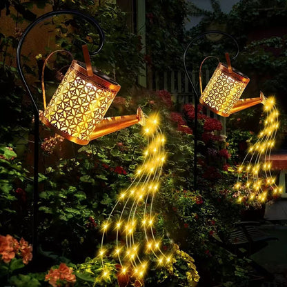 Solar water bottle lamp