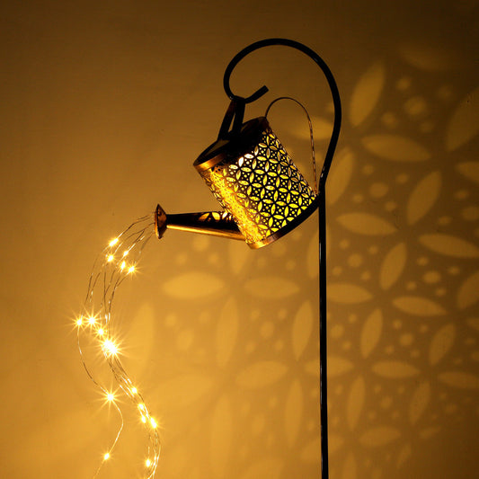 Solar water bottle lamp
