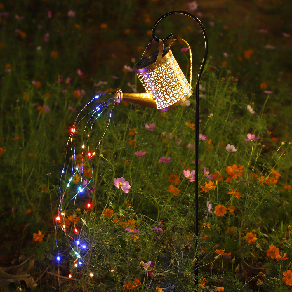 Solar water bottle lamp