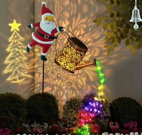 Solar water bottle lamp