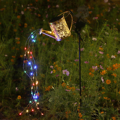Solar water bottle lamp