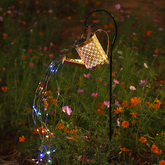 Solar water bottle lamp