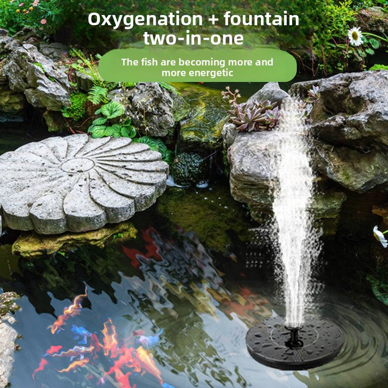 solar water fountain