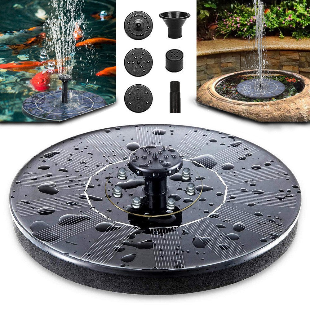 solar water fountain