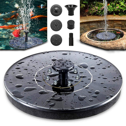 solar water fountain