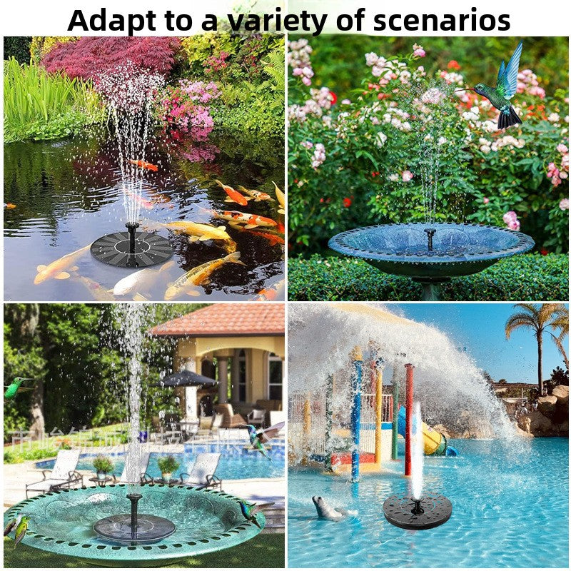 solar water fountain