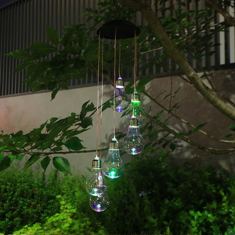 Solar Wind Chime Light with Color Gradient
