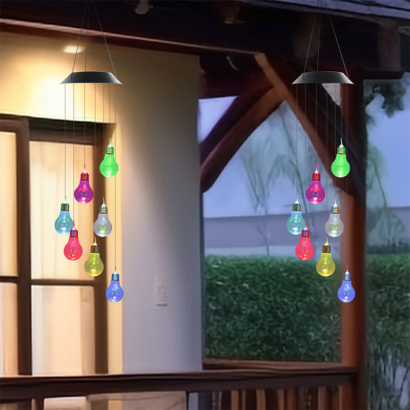 Solar Wind Chime Light with Color Gradient