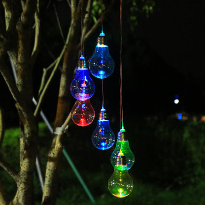 Solar Wind Chime Light with Color Gradient