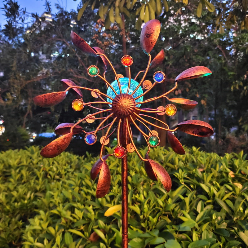 Solar Wind Spinner Stake