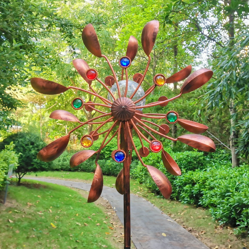 Solar Wind Spinner Stake