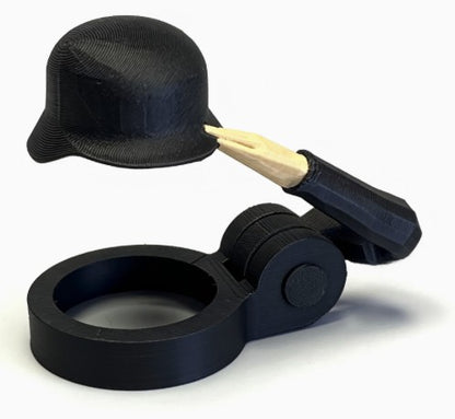 Soldier Salute Beer Bottle Helmet