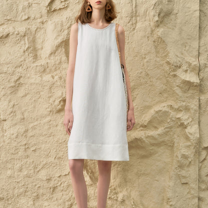 Solid A- Line Dress