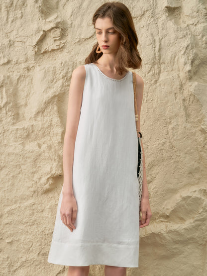 Solid A- Line Dress
