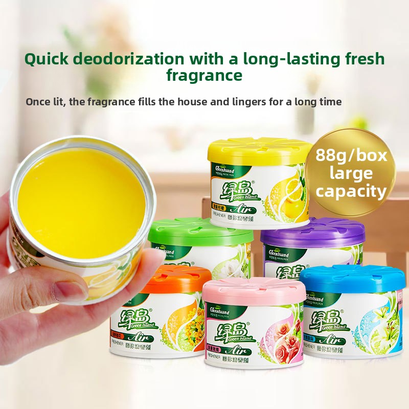 Solid balm air freshener