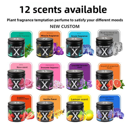 Solid Car Aromatherapy Balm with Long-Lasting Fragrance